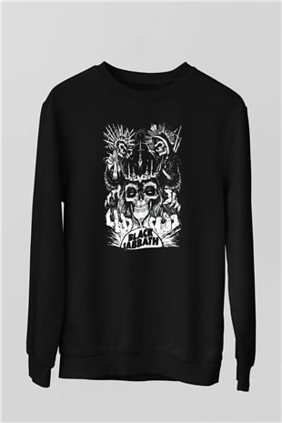 Black Sabbath Siyah Unisex Sweatshirt