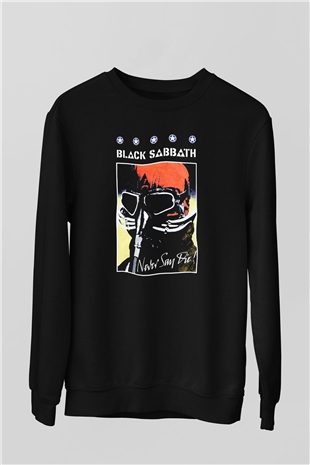 Black Sabbath Siyah Unisex Sweatshirt