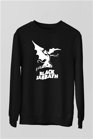 Black Sabbath Siyah Unisex Sweatshirt