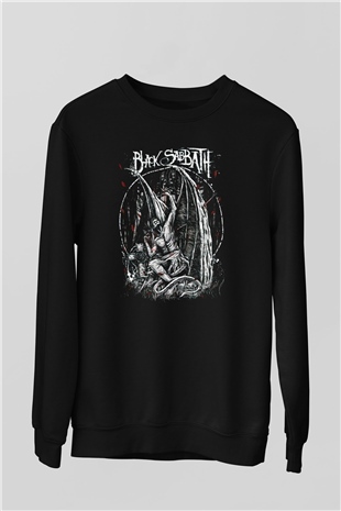 Black Sabbath Siyah Unisex Sweatshirt