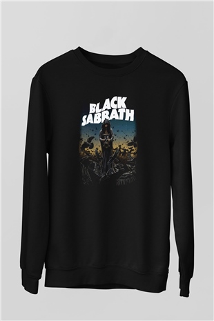 Black Sabbath Siyah Unisex Sweatshirt