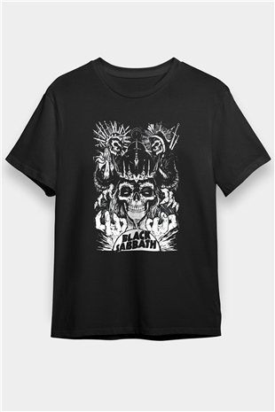 Black Sabbath Siyah Unisex Tişört T-Shirt - TişörtFabrikası