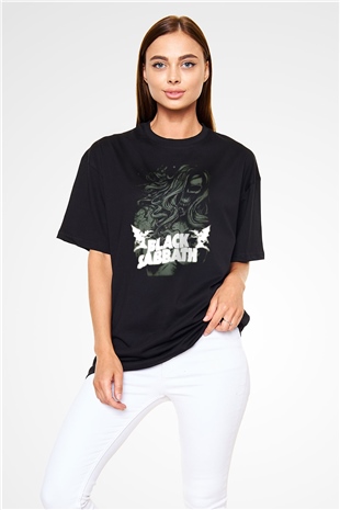 Black Sabbath Siyah Oversize Tişört Oversize T-shirt - TişörtFabrikası