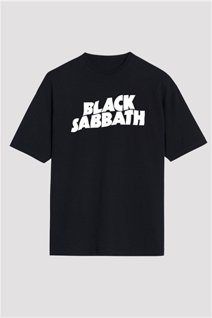 Black Sabbath Siyah Oversize Tişört Oversize T-shirt - TişörtFabrikası