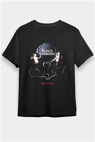 Black Sabbath Siyah Unisex Tişört T-Shirt - TişörtFabrikası