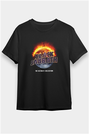 Black Sabbath Siyah Unisex Tişört T-Shirt - TişörtFabrikası