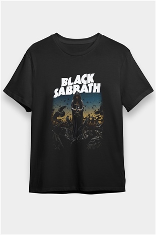 Black Sabbath Siyah Unisex Tişört T-Shirt - TişörtFabrikası