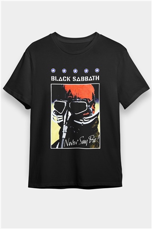 Black Sabbath Siyah Unisex Tişört T-Shirt - TişörtFabrikası