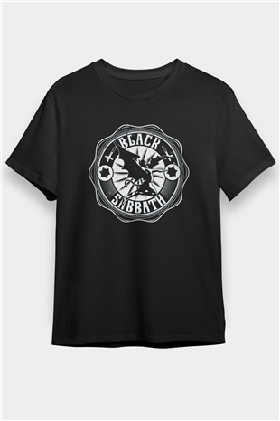 Black Sabbath Siyah Unisex Tişört T-Shirt - TişörtFabrikası
