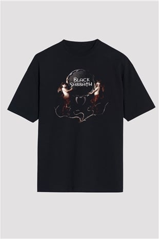 Black Sabbath Siyah Oversize Tişört Oversize T-shirt - TişörtFabrikası