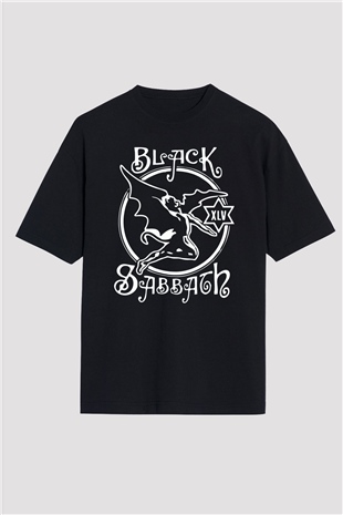 Black Sabbath Siyah Oversize Tişört Oversize T-shirt - TişörtFabrikası