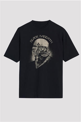 Black Sabbath Siyah Oversize Tişört Oversize T-shirt - TişörtFabrikası