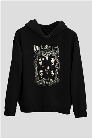 Black Sabbath Tribute Siyah Unisex Kapüşonlu Sweatshirt