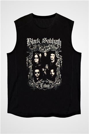 Black Sabbath Tribute Siyah Unisex Kolsuz Tişört