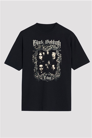 Black Sabbath Tribute Siyah Oversize Tişört Oversize T-shirt - TişörtFabrikası