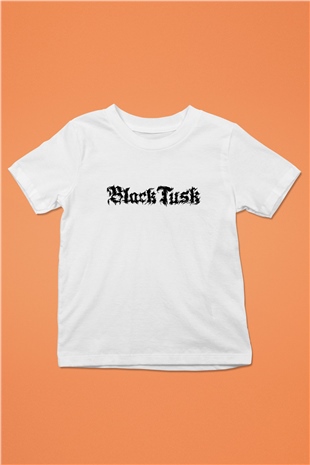 Black Tusk Beyaz Unisex Çocuk Tişört
