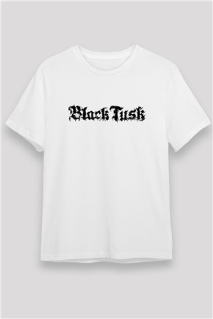 Black Tusk Beyaz Unisex Tişört T-Shirt - TişörtFabrikası