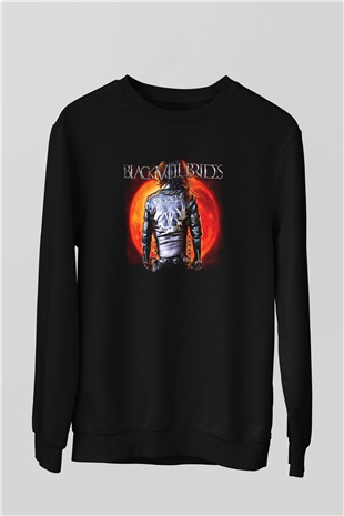 Black Veil Brides Baskılı Unisex Siyah Sweatshirt