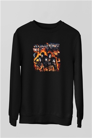 Black Veil Brides Baskılı Unisex Siyah Sweatshirt