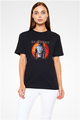 Black Veil Brides Baskılı Unisex Siyah Tişört