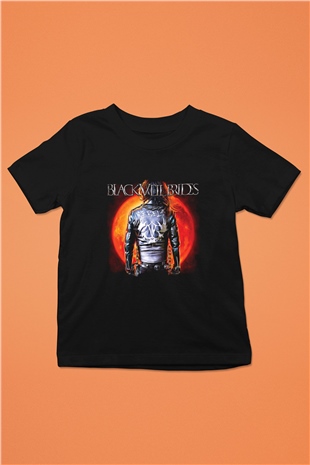 Black Veil Brides Baskılı Unisex Siyah Çocuk Tişört