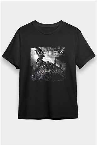 Black Veil Brides Baskılı Unisex Siyah Tişört
