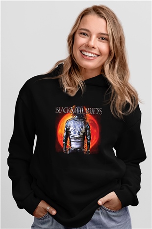 Black Veil Brides Baskılı Unisex Siyah Hoodie