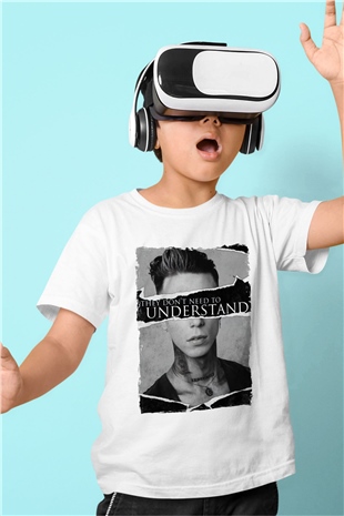 Black Veil Brides Beyaz Unisex Çocuk Tişört