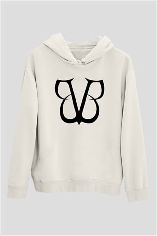 Black Veil Brides Beyaz Unisex Kapşonlu Sweatshirt