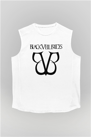 Black Veil Brides Beyaz Unisex Kolsuz Tişört