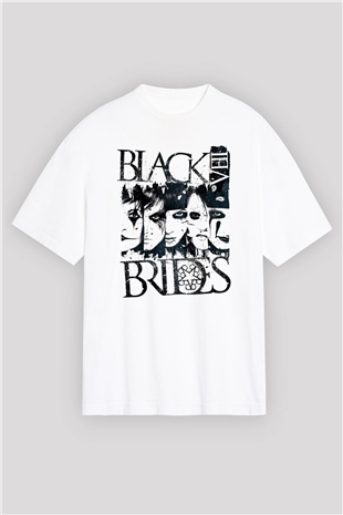Black Veil Brides Beyaz Unisex Oversize Tişört T-Shirt