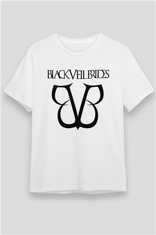 Black Veil Brides Beyaz Unisex Tişört T-Shirt - TişörtFabrikası