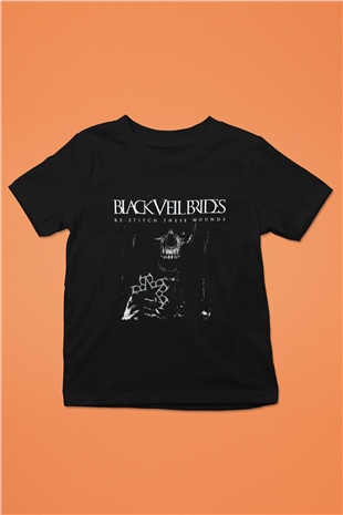 Black Veil Brides Siyah Unisex Çocuk Tişört