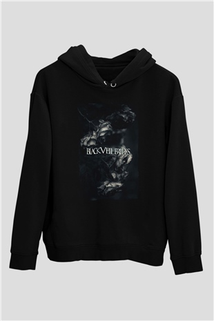 Black Veil Brides Siyah Unisex Kapüşonlu Sweatshirt