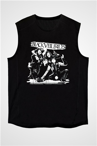 Black Veil Brides Siyah Unisex Kolsuz Tişört