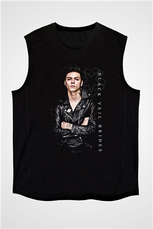 Black Veil Brides Siyah Unisex Kolsuz Tişört