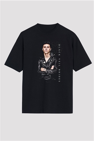 Black Veil Brides Siyah Unisex Oversize Tişört T-Shirt