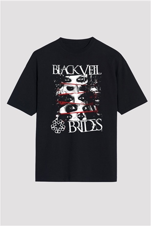 Black Veil Brides Siyah Unisex Oversize Tişört T-Shirt