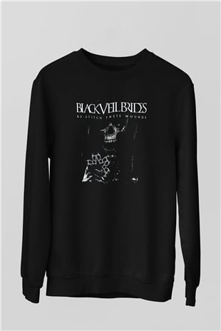 Black Veil Brides Siyah Unisex Sweatshirt