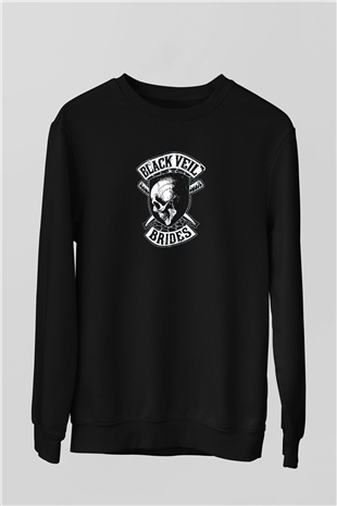 Black Veil Brides Siyah Unisex Sweatshirt