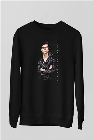 Black Veil Brides Siyah Unisex Sweatshirt