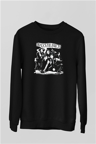 Black Veil Brides Siyah Unisex Sweatshirt