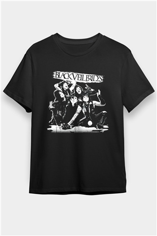 Black Veil Brides Siyah Unisex Tişört T-Shirt - TişörtFabrikası