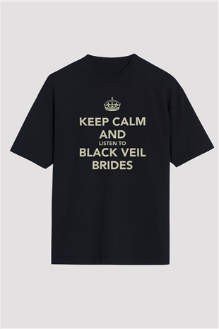 Black Veil Brides Siyah Oversize Tişört Oversize T-shirt - TişörtFabrikası