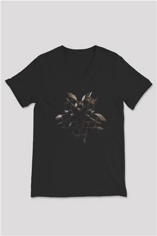 Black Veil Brides Siyah Unisex V Yaka Tişört