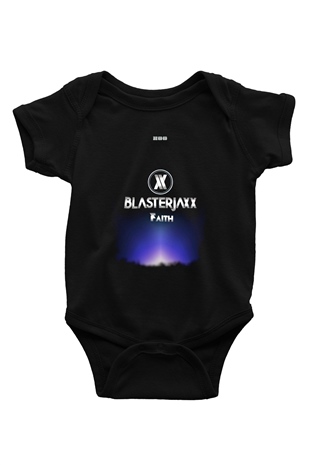 Blasterjaxx Siyah Bebek Body - Zıbın