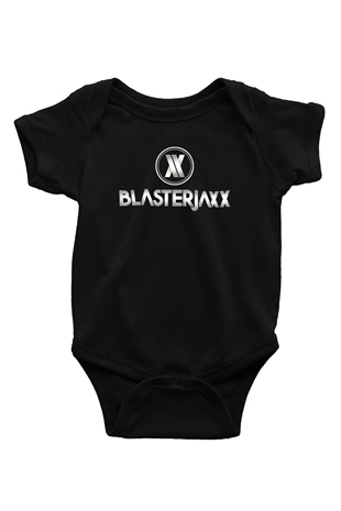 Blasterjaxx Siyah Bebek Body - Zıbın