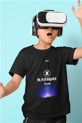 Blasterjaxx Siyah Unisex Çocuk Tişört