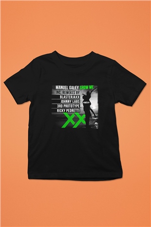 Blasterjaxx Siyah Unisex Çocuk Tişört