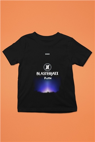 Blasterjaxx Siyah Unisex Çocuk Tişört